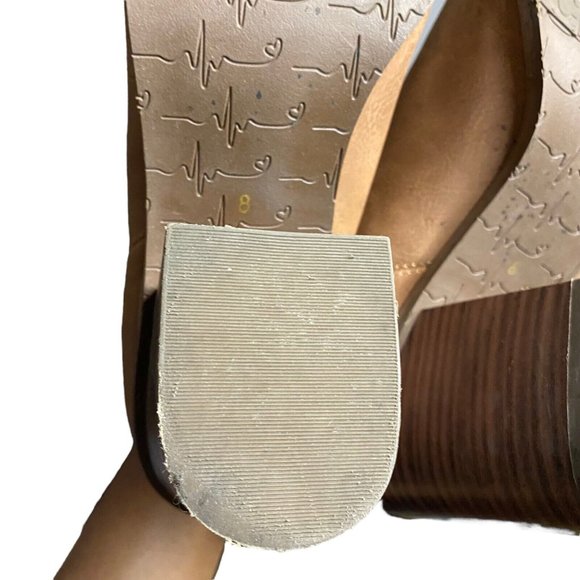 BC Women's Tan Open Toe Heels - Picture 7 of 8